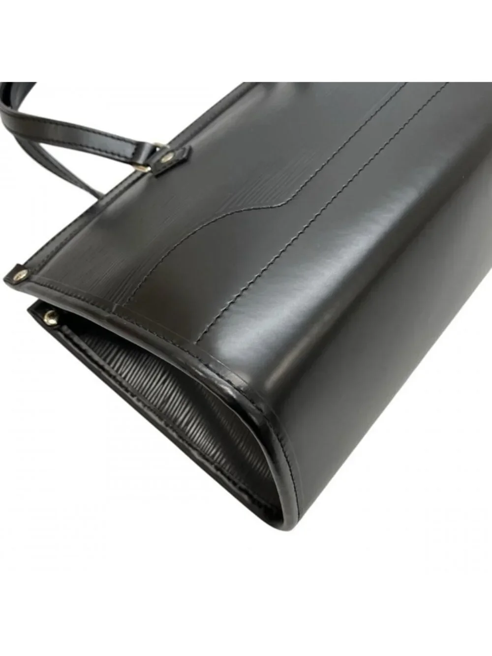 Louis Vuitton Handbag Madeleine PM Tote Noir Shoulder Epi Leather Black Silver